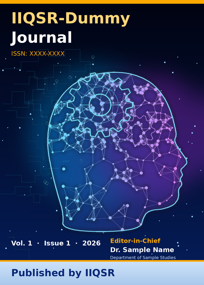 IIQSR-Dummy Journal cover